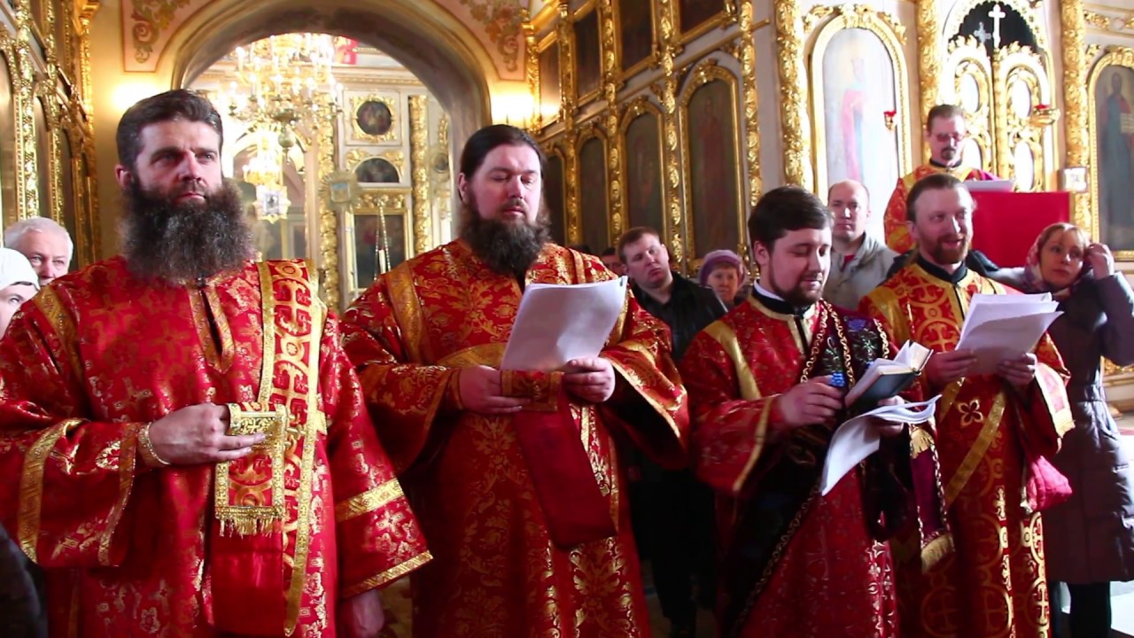 Чин торжества Православия. Причастие в Смольном соборе. Служба в Смольном соборе. Служба в Казанском соборе.