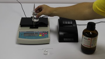 Demo Video for DahoMeter Liquids Density Testing Equipment,Densitometer Hydrometer---Operation