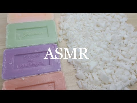 【ASMR】石鹸切ってみた‼【soap cut】