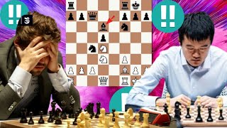 2921 Elo chess game | Ding Liren vs Magnus Carlsen 2