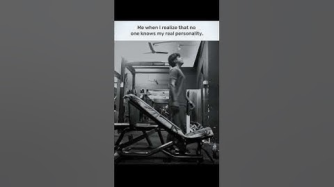 No one knows my real personality. 😼 #gym #shorts #ytshorts #reels #gymmotivation #aesthetic