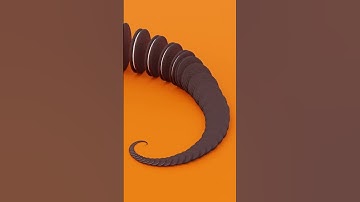 Infinite Oreo Dominoes #satisfying #looping #animation #oddlysatisfying
