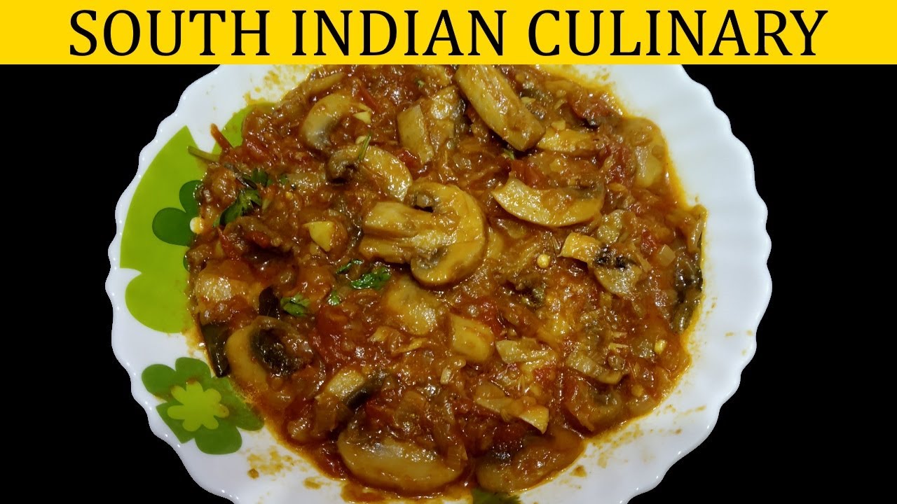 Mushroom Gravy in Tamil Mushroom Masala in Tamil Kalan kulambu in