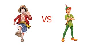 mugen monkey D Luffy vs Peter pan