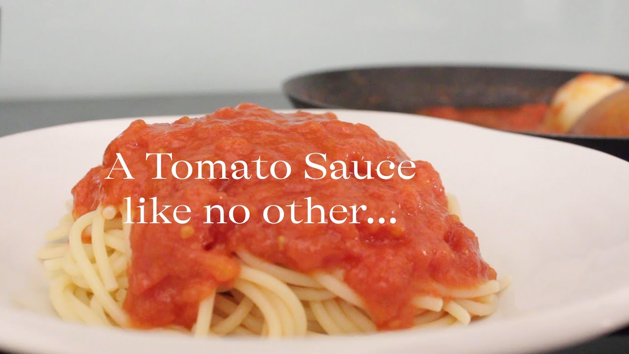 Marcella Hazan's Tomato Sauce The One and Only YouTube