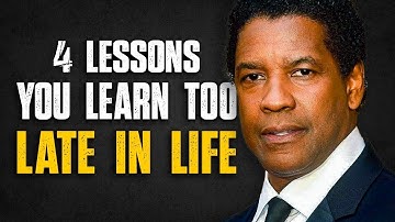 7 Lessons You Learn Too Late in Life | Denzel Washington Speech | Motivational Speech