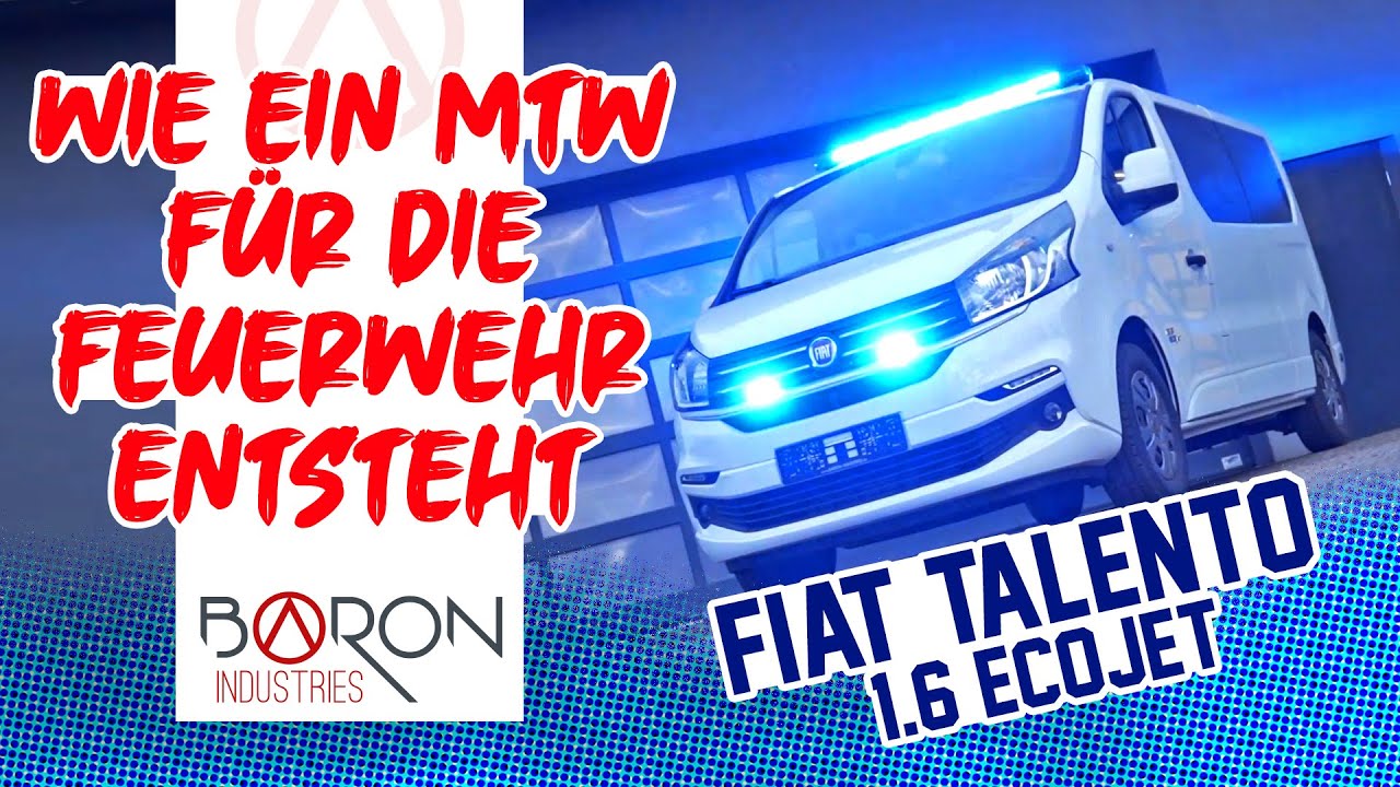 Feuerwehr Mannschaftswagen (MTW) | Fiat Talento | Baron Industries & mcchip-dkr