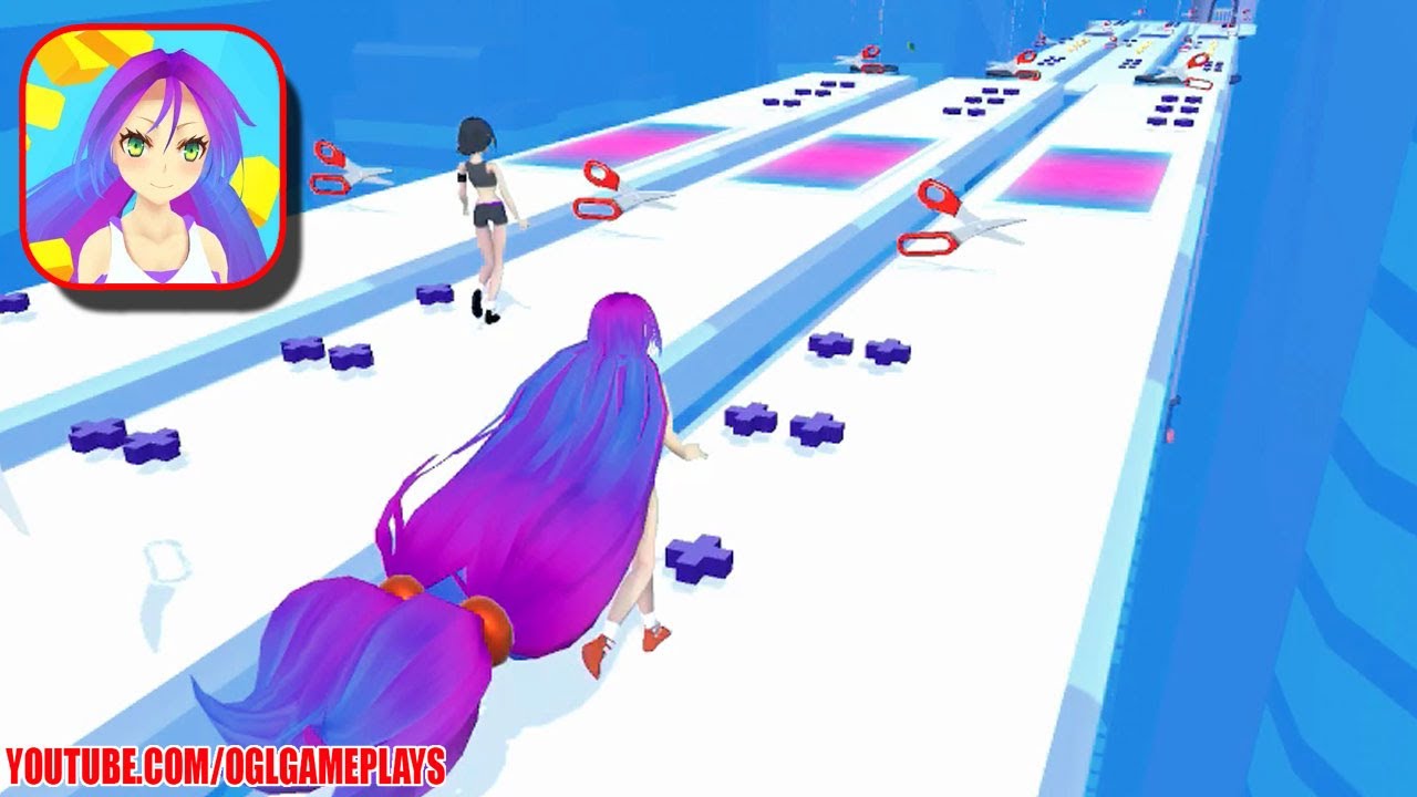 Hair Rush - All Levels Gameplay Android,ios