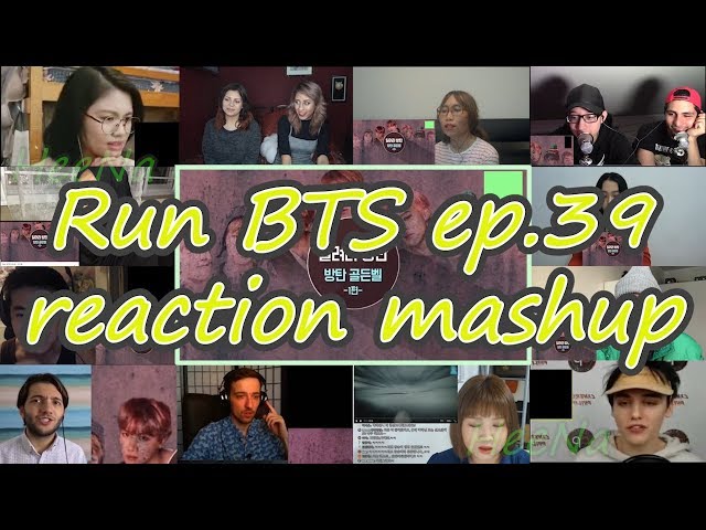 [BTS] Run BTS 달려라 방탄 ep.39｜reaction mashup class=
