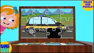Police car | Puzzle Games with Cars | Fun Video For Kids screenshot 1