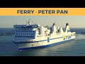 Arrival of ferry PETER PAN in Trelleborg (TT-Line)