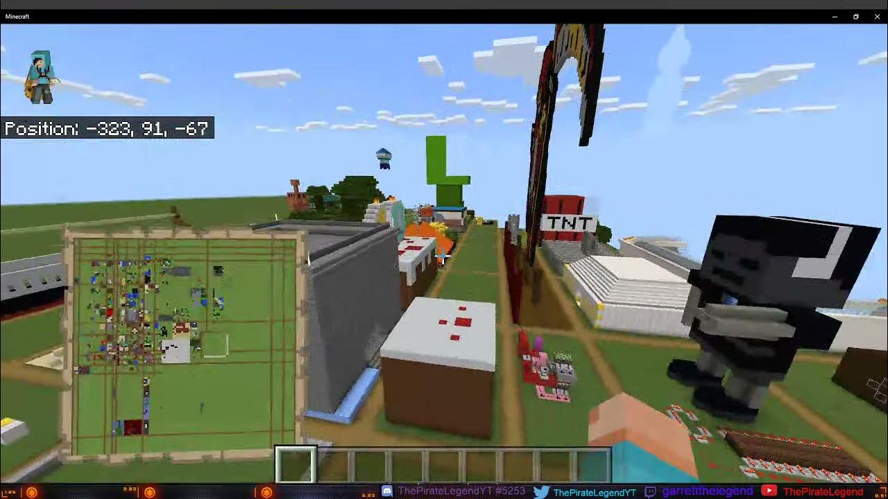 Garrett Plays Minecraft Creative Live!!! Playing With Subscribers ...