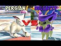 Pokemon battle revolution  persian vs delcatty