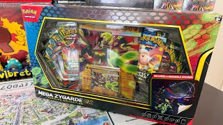 Unboxing the Pokémon TCG Mega Zygarde ex Premium Collection to See What’s Inside!