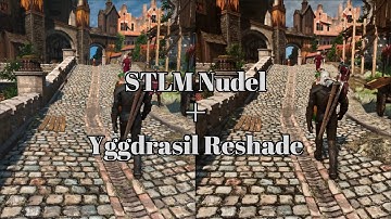 The Witcher 3: Wild Hunt | STLM Nudel + Yggdrasil Reshade vs Vanilla | Comparison