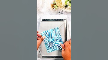 VIDEO SHORT Simple Ink Blending With Stencils | A Colorful Life Designs