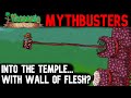 Can Wall of Flesh Break You into the Temple? | Terraria Journey's End Mythbusters