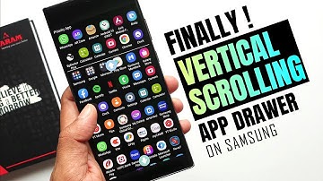 New feature - Finally we get vertical scrolling feature on Samsung