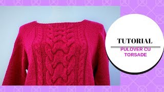 GHID- Cum tricotam un pulover cu si raglan-CONCURS - YouTube