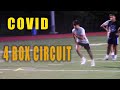 SoccerCoachTV - Covid - Four Box Circuit.