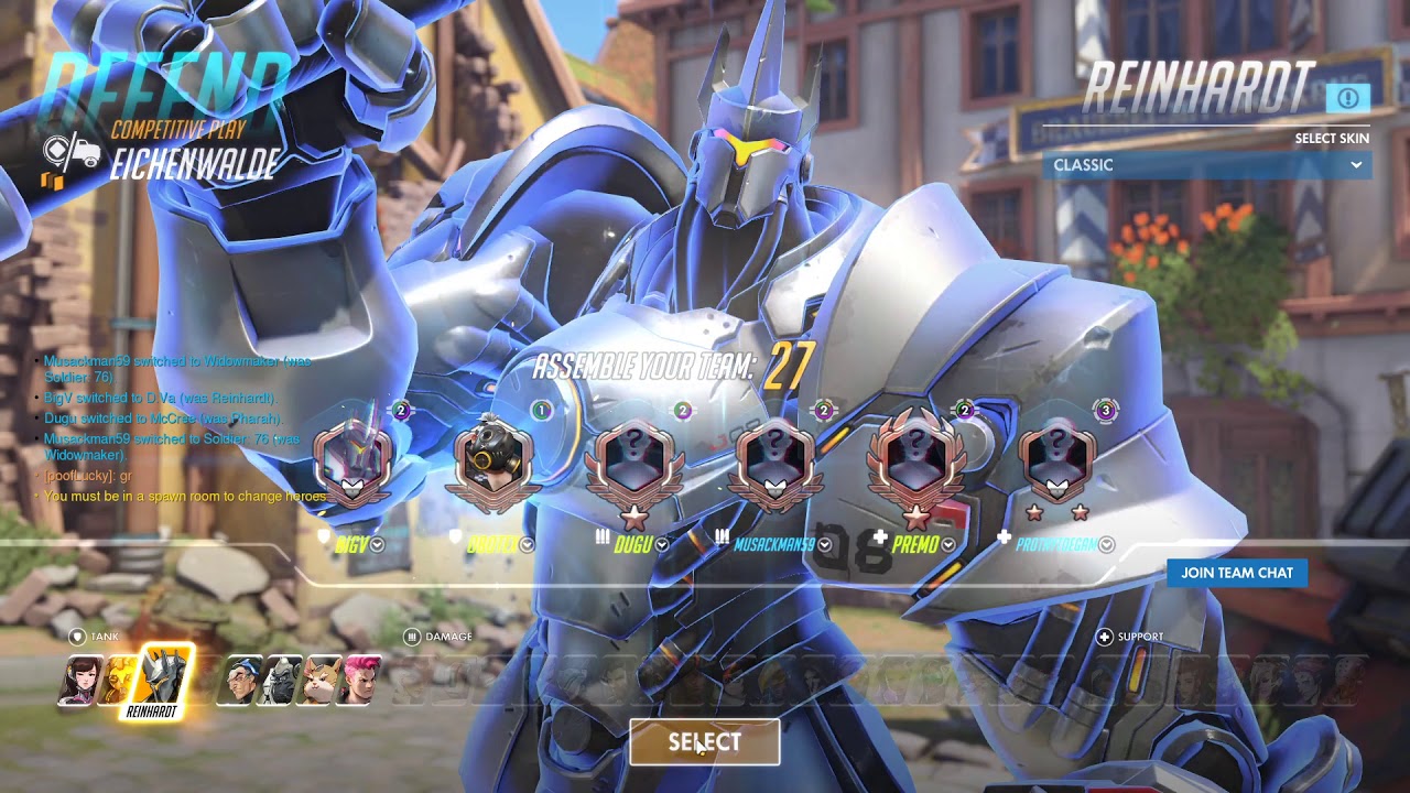 PLAYING COMPETITIVE PLACEMENT MATCHES OVERWATCH - YouTube