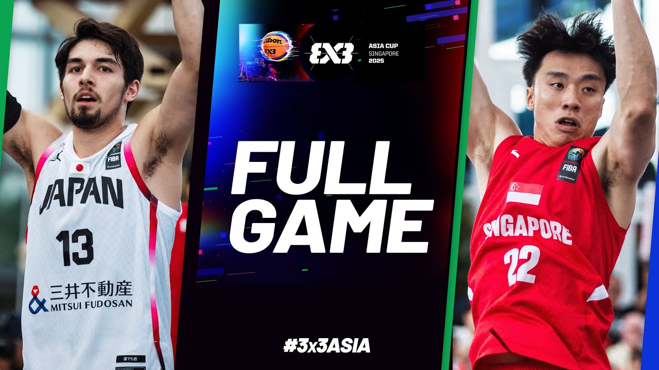 Япония 🇯🇵 против Сингапура 🇸🇬 | Мужчины, четвертьфинал | Кубок Азии ФИБА 3x3 2025 | 