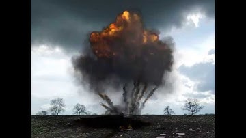 Maya Particle Simulation - Explosion