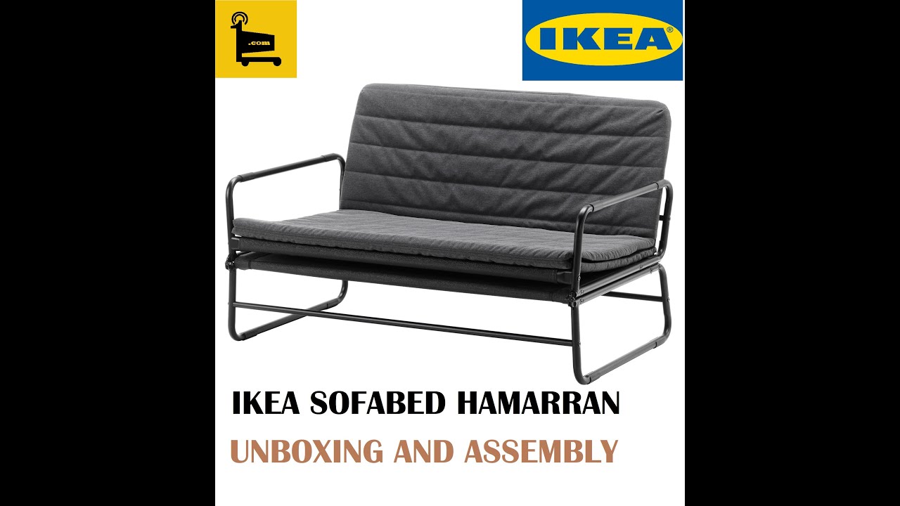 โซฟาเบด ikea  2022  IKEA HAMMARAN UNBOXING \u0026 ASSEMBLY