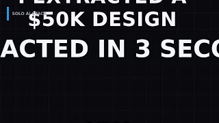 I Extracted a $50k Design System in 3 Seconds — No Figma