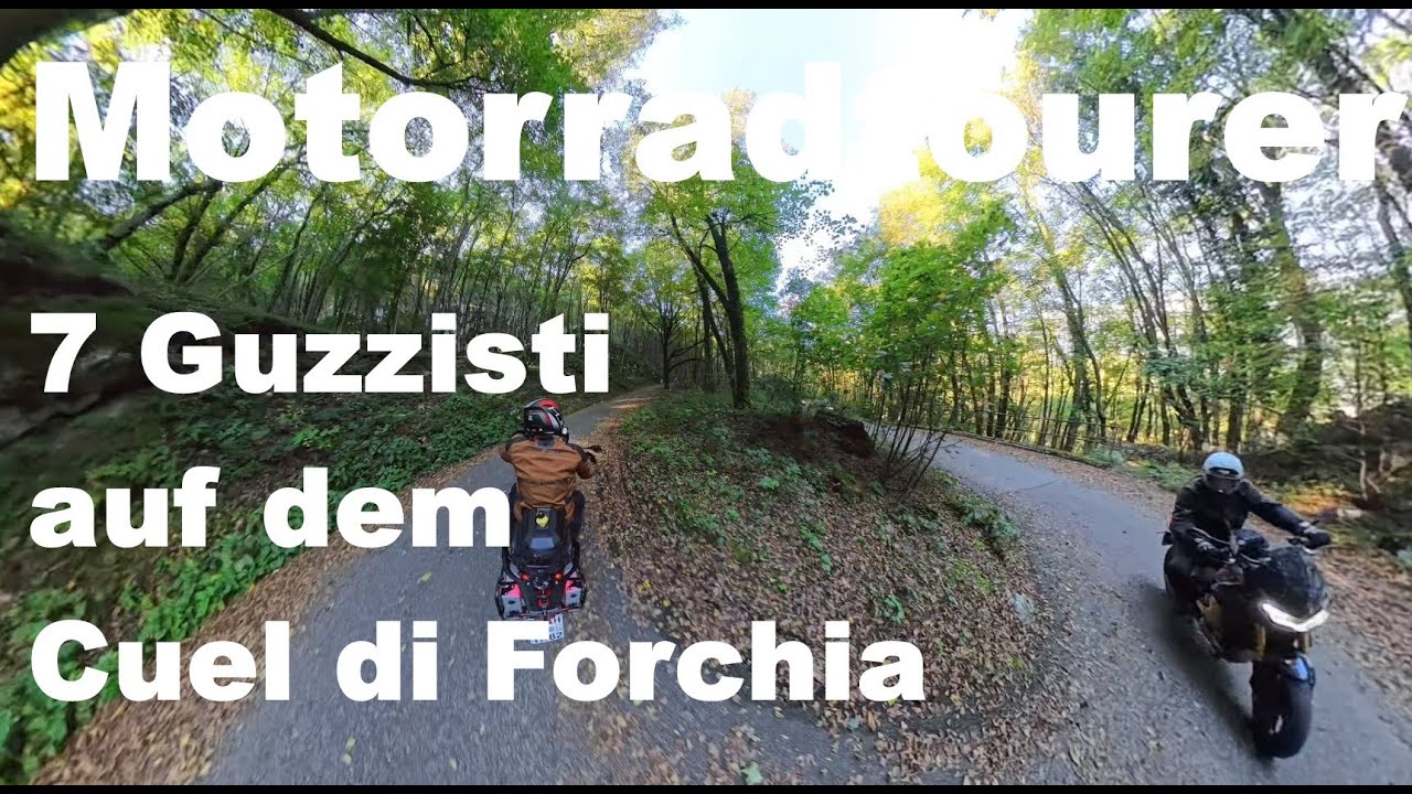 Motorradtourer - die Moto Guzzi ´s unterwegs zum Cuel di Forchia und Tivana -  die vergessenen Pässe