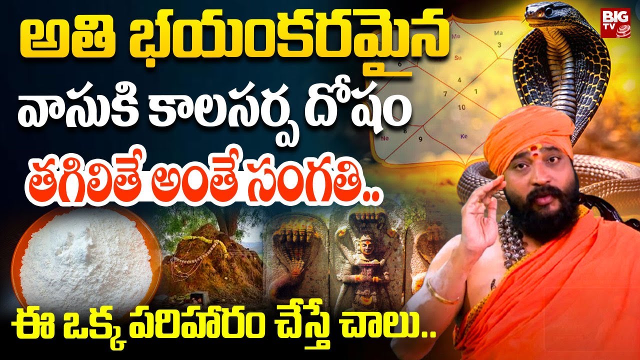 వాసుకి కాలసర్ప దోషం తగిలితే అంతే సంగతి.. | Vasuki Kala Sarpa Dosha Effects | Kala Sarpa Dosha Remedy