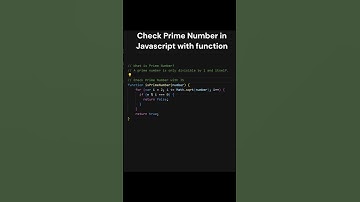 Prime number in Javascript #code #arrays #javascript #learn #learnjs #webdevelopment #top #coder #1m