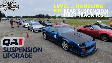 New QA1 rear coilover conversion tract test .