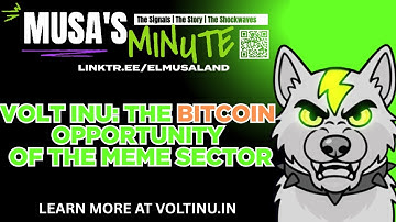 Volt Inu: The Bitcoin Opportunity of the Meme Sector @voltinuofficial #VoltInu #cryptocurrency