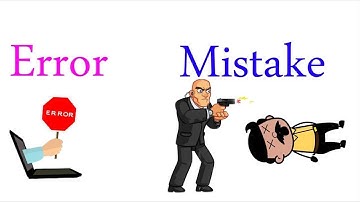 Error VS Mistake Difference in Urdu/Hindi