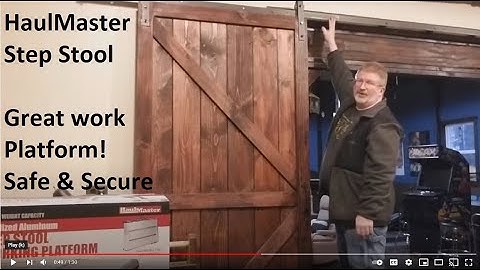 HaulMaster Step Stool Working Platform