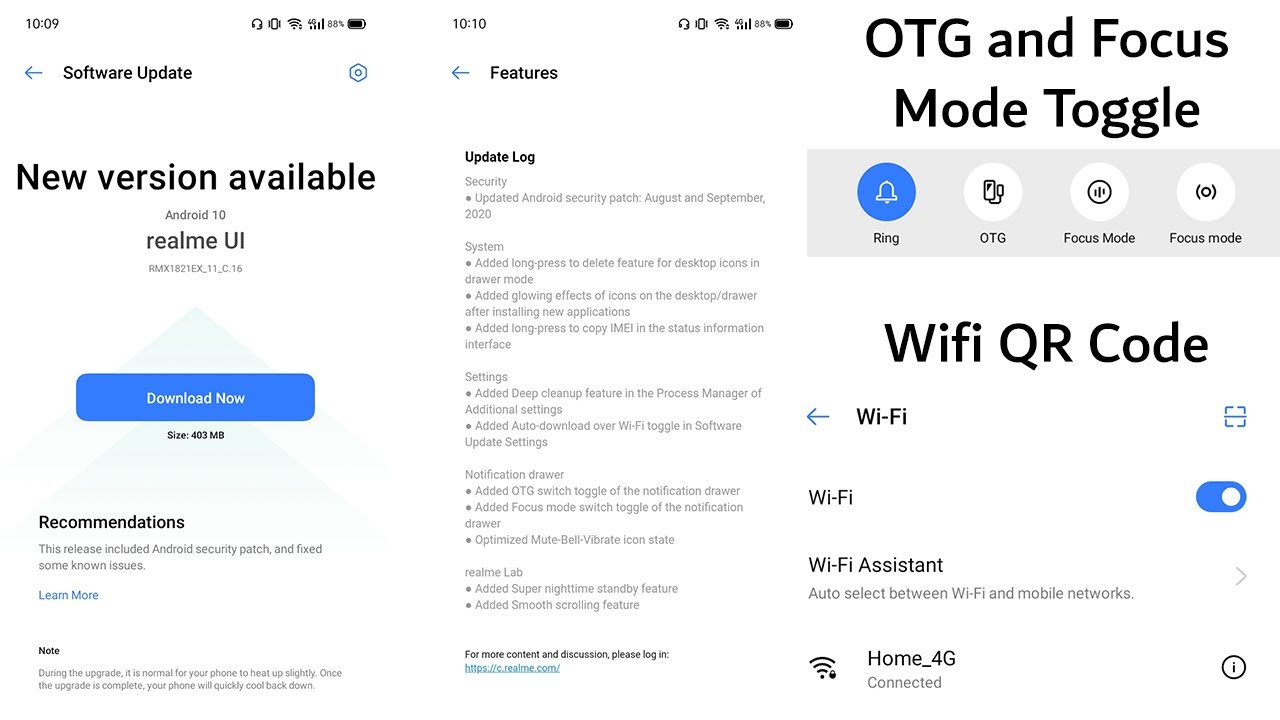 Realme 3/3i C.16 & Realme 5/5i/5s C.55 Update (September 2020)