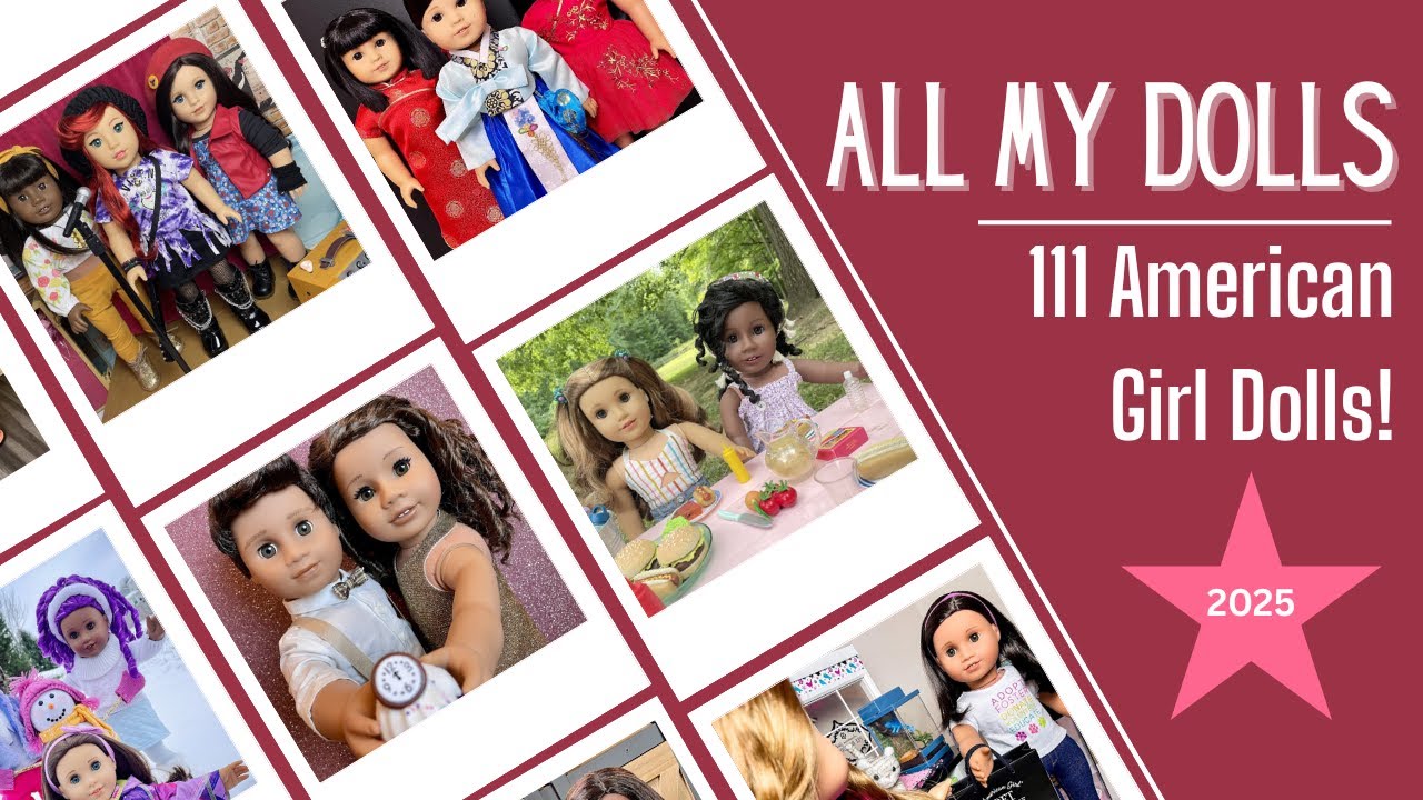 Все мои куклы: **Более ста** кукол American Girl!