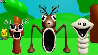 All New 99 Nights In The Forest Morphs Unlocked In Sprunki Morphs Roblox Hungry Worm Sea Eater Deer