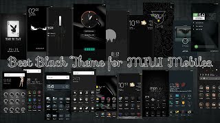 Best Black Theme for Miui Redmi Mobiles screenshot 1