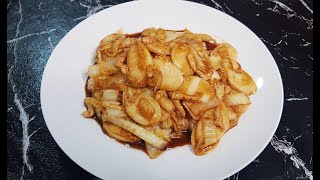 简单美味的【上海炒年糕】Shanghai Rice Cakes 