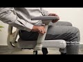 NeuArc Spinal Grey Ergonomic Office Chair | Chairs For Office Work | 3D Armrest | Seat Slider