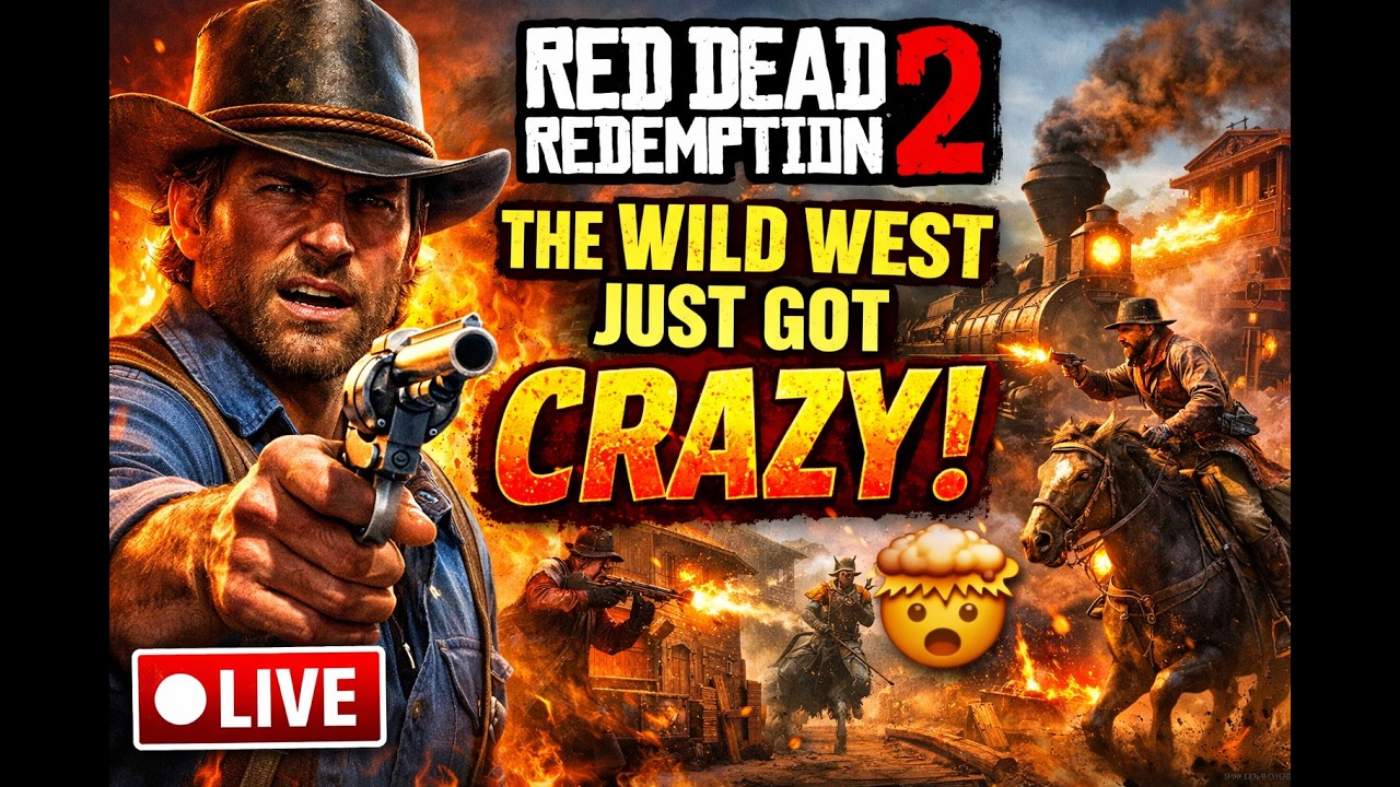 Red Dead Redemption 2 LIVE – The Wild West Just Got CRAZY!