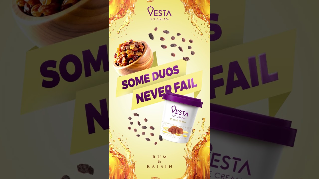Vesta Icecream - Rum & Rasin
