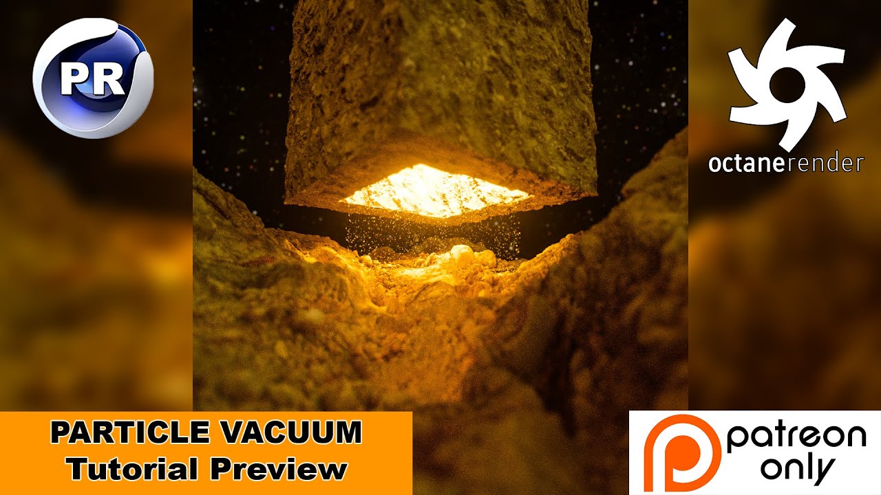 PARTICLE VACUUM (C4D Tutorial Preview) YouTube