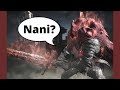 If the slave knight gael fight was an anime battle