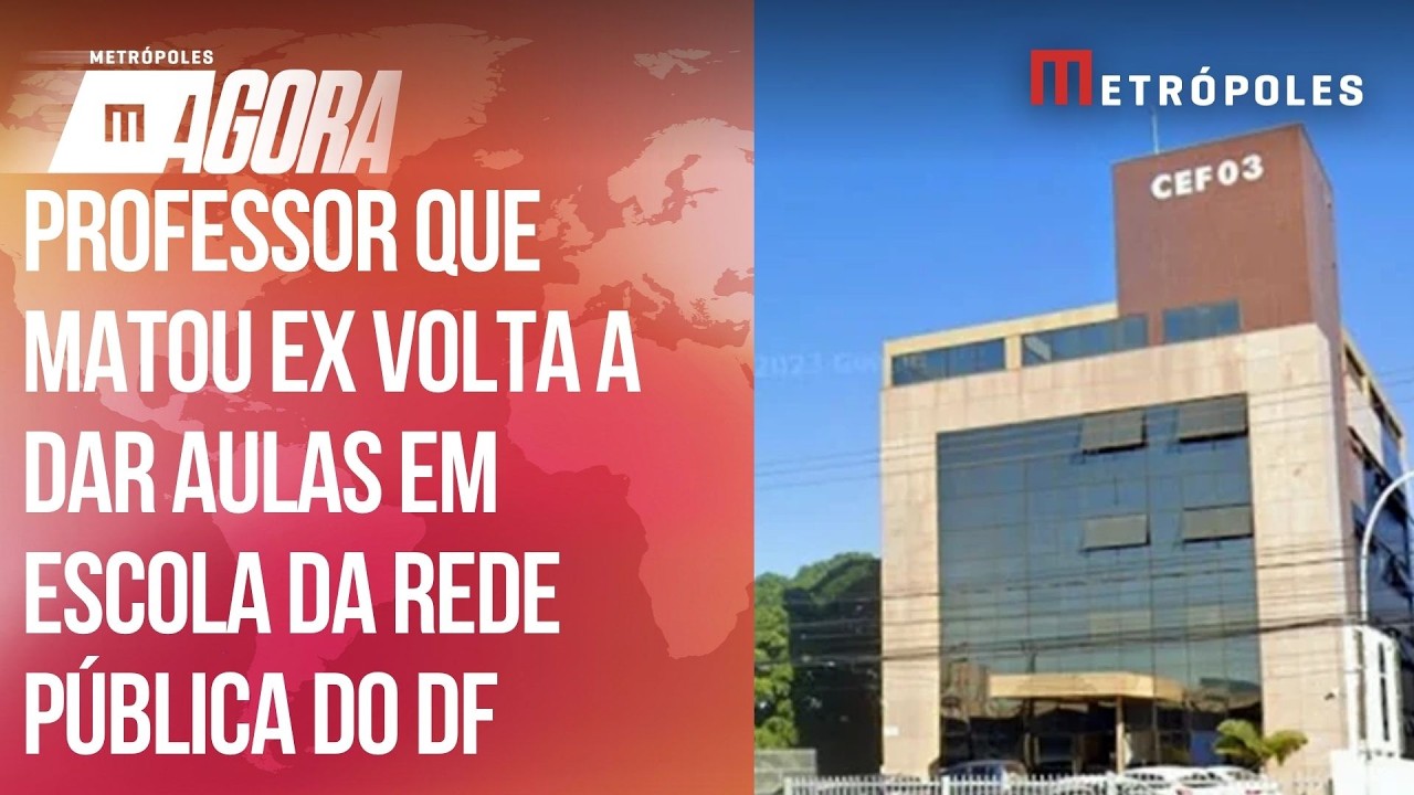 Chegada de professor que matou ex a tiros cria tensão em escola do DF