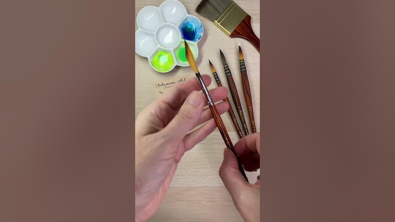 Playing with NEW PAINTBRUSHES by Schimoni Art YouTube