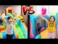 비가오면 집에서 놀이터를 만들어요!! 서은이의 에어바운스 놀이터 만들기 문어 로켓 꿀벌 에어바운스 Making Air Bounce in Indoor Seoeun Story