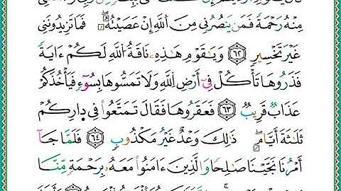 ختمة مصحف التجويد برواية الدوري الصفحة رقم 229